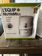 NEW L'Equip Nutrimill HS4.3 High Speed Electric Grain Mill Flour Grinder Hopper