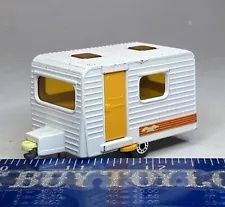 1977 Lesney Matchbox Superfast White Caravan Camper 31 DOOR WORKS VTG 5th Wheel