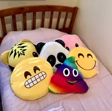 poop emoji pillow for sale