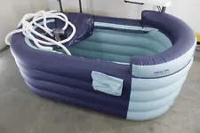 Hapyvergo FBA-TT-4A-YCC Inflatable Bathtub Adult 63 Inches Portable Blow Up