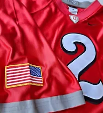 OHIO STATE BUCKEYES NIKE PRO COMBAT 1942 Alternate Team RED Jersey THROWBACK XL