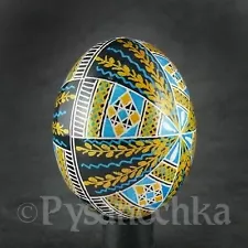 Real Ukrainian Pysanky.Chicken Hand Made Hutsul Pysanka. Easter Eggs.