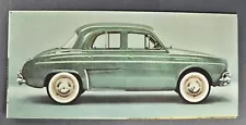 1961 Renault Dauphine Sedan Sales Brochure Folder Excellent Original 60