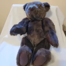 Handmade one-of-a-kind Vintage Teddy Bear Jointed Plush 13"