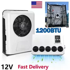 12000 BTU 12V Truck Cab Air Conditioner Split AC Fits Semi Trucks Bus RV Caravan