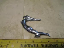 VTG Chrome RARE LADY IN THE WIND RAT ROD/ HOT ROD/ MOTORCYCLE CAR HOOD ORNAMENT