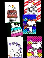 SNOOPY PEANUT 6pcs COLLECTION Art Print Litho Prints