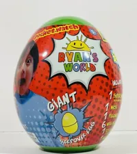 NEW Ryan’s World Giant Sleepover Egg Surprise Rare Green 2ND Edition