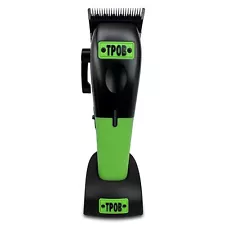 TPOB Play Barber Hair Clippers for Men 7500 Rpm with Rubber GreenBlackPink