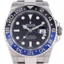 Authentic ROLEX GMT Master 2 116710BLNR SS Automatic #Random #260-006-802-3171