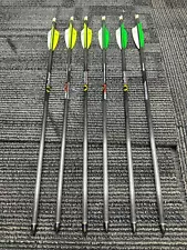 TenPoint Pro Elite 20" Carbon Crossbow Bolts/Arrows 6 Pack w/ Target Tips