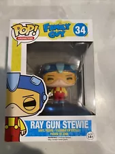 Funko Pop! Vinyl: Family Guy - Stewie Griffin (w/ Ray Gun) #34 New In box