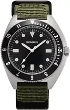 [Benrus] Watch TYPE-1-SV-COMBAT-KH Men's Black/Khaki