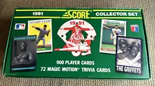 1991 Score Baseball Complete FACTORY Set 900 Cards - Griffey, Bo J, Nolan R. ð¥⚾