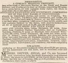 1906 Multiple Farms For Sale In Brecon Wales Trephilip Farm Pontybat Trebarried