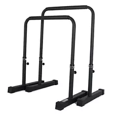 POWER GUIDANCE Dip Bar, Dip Stand Station for Full Body Strength 2. black