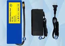 36v Ebike Battery Lithium Cell With 42V 2A Charger 20A BMS Xt60 Connector Li-ion