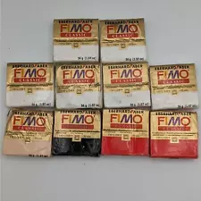 Lot 10 2oz Fimo Classics Different Colors 1lb 4oz Oven Bake Polymer Clay HARD