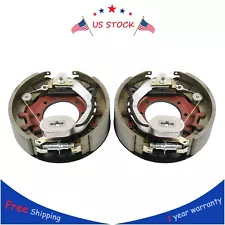 PAIR 12-1/4x3-3/8" 10K GD Electric Backing Plate 10000 Trailer Brake For Dexter