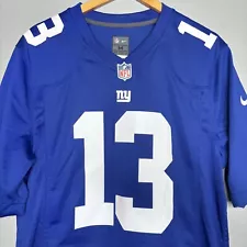 Nike Odell Beckham Jr New York Giants On Field NFL Football Jersey Mens Medium