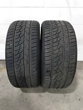 2x P265/35R22 Delinte Desert Storm II DS8 9/32 Used Tires