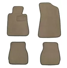 1987 - 1992 BMW 3 Series E30 Convertible TAN Light BEIGE Floor Mats 4 PC Mat Set