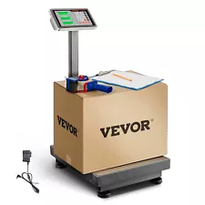 VEVOR 660 lbs / 0.1 Computing Digital Floor Platform Scale Shipping Postal Scale