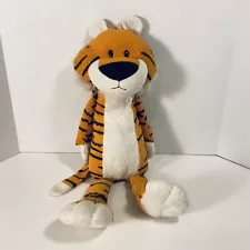 Animal Adventure Cute Calvin Hobbes Tiger Plush 2014 Orange Stuffed Toy 18” Long