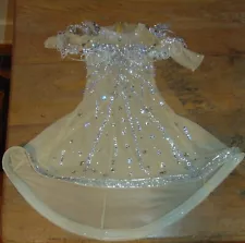 Child Aladdin Costume Dress w/ Rhinestone Bling - Sheer - Wgt: 1+ lbs. Handmade