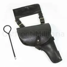 Genuine leather TT-33 or M1895 Nagant belt holster Marked Navy type