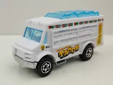 2020 Matchbox City Adventure II Chow Wagon (White Tacos) - LOOSE