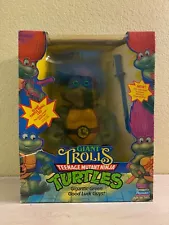 Teenage Mutant Ninja Turtles Giant Troll Leo Vintage MIB TMNT