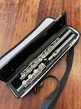 Pre Owned AZUMI FLUTE - S2 RBE w/BRITTANIA SILVER HEAD (.958) - EXCELLENT