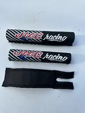 Old School BMX JMC Flite USA Pad Set Black Jmc Racing