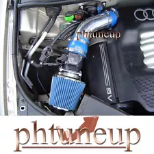 1994-2001 AUDI A4 A6 QUATTRO CABRIOLET 2.8 2.8L V6 AIR INTAKE KIT SYSTEMS BLUE (For: More than one vehicle)