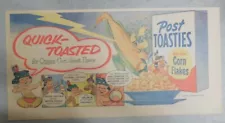 Post Cereal Ad: Post Toasties Corn Flakes! from 1950's Size: 7.5 x 15 inches