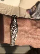 antique gold diamond bracelet