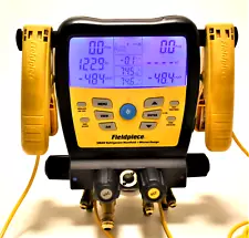 Fieldpiece SM480V Wireless 4-Port SMAN Refrigerant Manifold Micron Gauge & Case