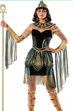 New Queen Cleopatra Costume For Women Egyptian Halloween Costume XS