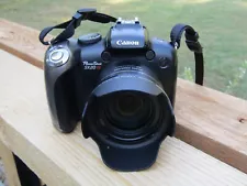 Canon PowerShot SX20 IS, 12.1MP, Tested, Near MINT, Zoom Lens with Hood, Case