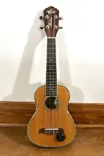 Oscar Schmidt Washburn Ukulele w/ Pickup. Model OU-3. Concert Size. Left-Handed