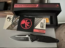 Microtech Socom Elite Manual / Black Tactical / M390 / Clip Point