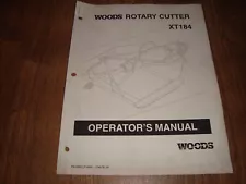 Woods XT184 Rotary Cutter Operators Manual