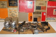 Harley Knucklehead UL Panhead Parts Lot Collection Potluck Chopper Bobber Wolfe