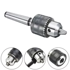 Metal Lathe Tail Stock Drill Chuck Tools With MT2 Morse Taper Arbor HOT SALE