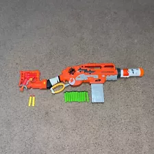 Orange And White Zombie Apocalypse Nerf Gun 4 Price Set With 14 Bullets