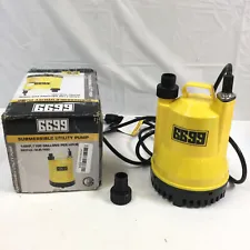 6699 SUB110 Black Yellow 115V Portable Tankless Water Heater/Boiler Used