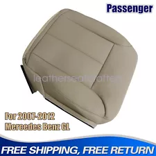 Hot Sale Leather Seat Cover Tan For 2007-2012 Mercedes Benz GL Passenger Bottom (For: 2012 Mercedes-Benz GL550)