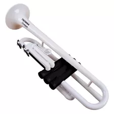 Tromba Plastic Bb Trumpet-White