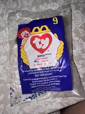 Ty Teanie Beanie Baby McDonalds #9 Bones 1998 Rare Sealed Package